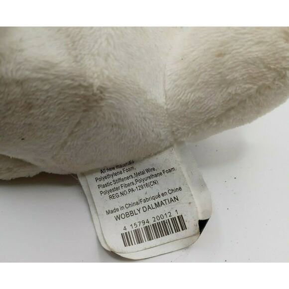 Disney Store 101 Dalmatians Bobblehead Plush Dog Puppy Vintage Disney Toy 7" - Picture 10 of 12